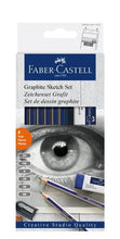 Load image into Gallery viewer, Faber Castell Graphite Sketch Set 8 pieces