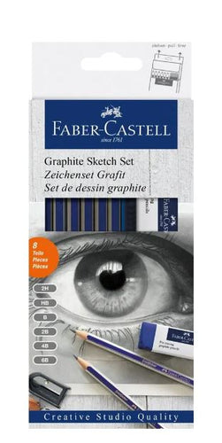 Faber Castell Graphite Sketch Set 8 pieces