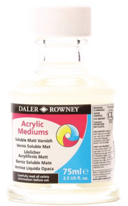 Demonstration of Daler Rowney Soluble Gloss Varnish for Acrylics in 75ml  Bottle. Description: It provides gloss finish to acrylic works, can be  mixed, By Fine Art Material